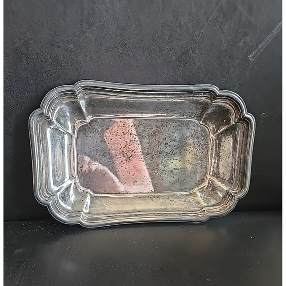 International Silver Co. Chadwick #1513 Serving Dish Platter Rectangular MCM VTG - Picture 2 of 8